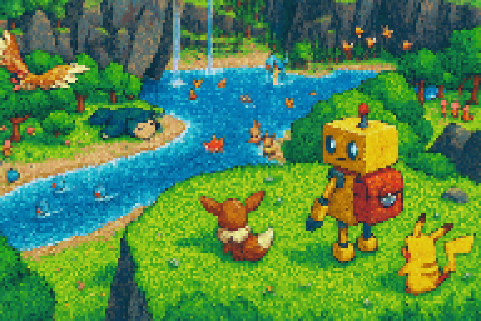 Agentic Models for Pokemon Games