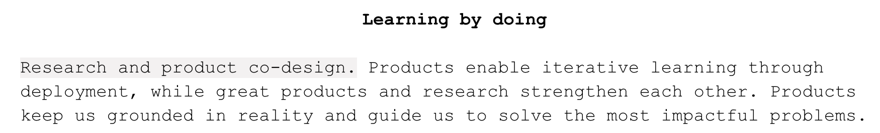 Thinking Machines Lab, Learning By Doing